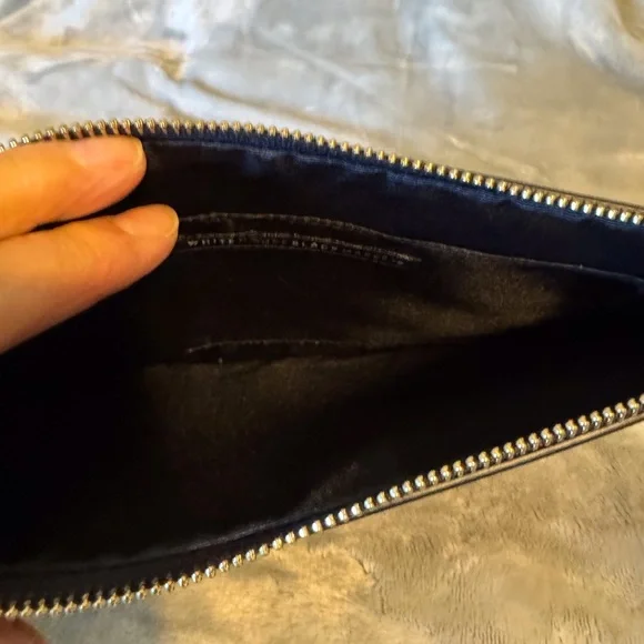 White House Black Market Black Floral Clutch - Picture 3 of 6